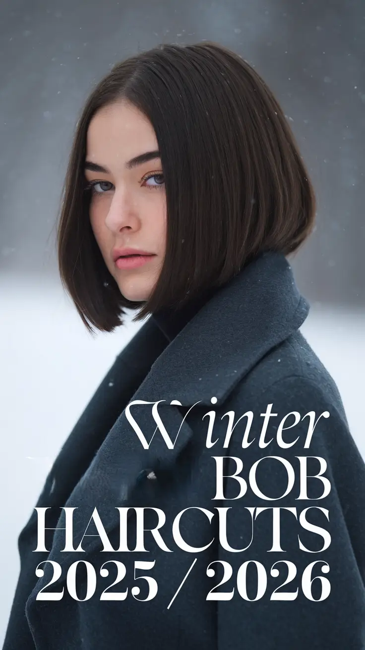 Winter Bob Haircuts Ideas 2025 / 2026 – Hair Color Short & Aespa Trends