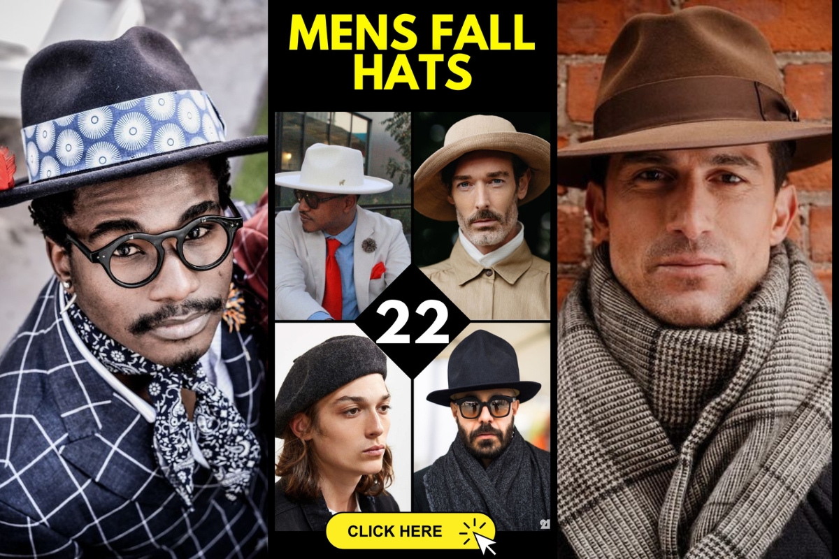 Discover 22 Ideas Stylish Mens Fall Hats: Fedoras, Casual Styles, and Vintage Fashion