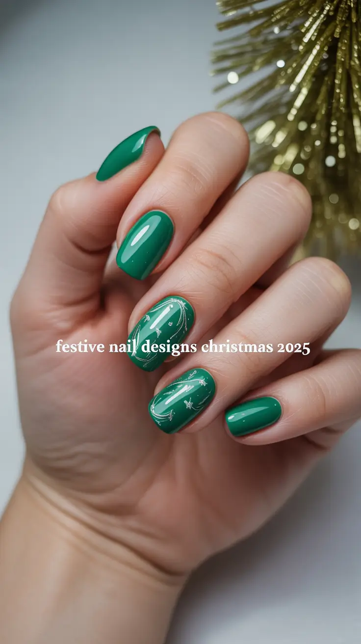 Festive Nail Designs Christmas 2025 – Simple Holiday Ideas