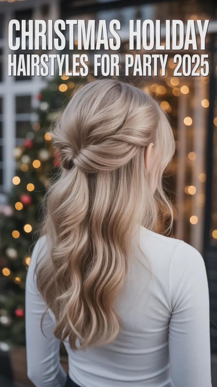 Christmas Holiday Hairstyles for Party 2025