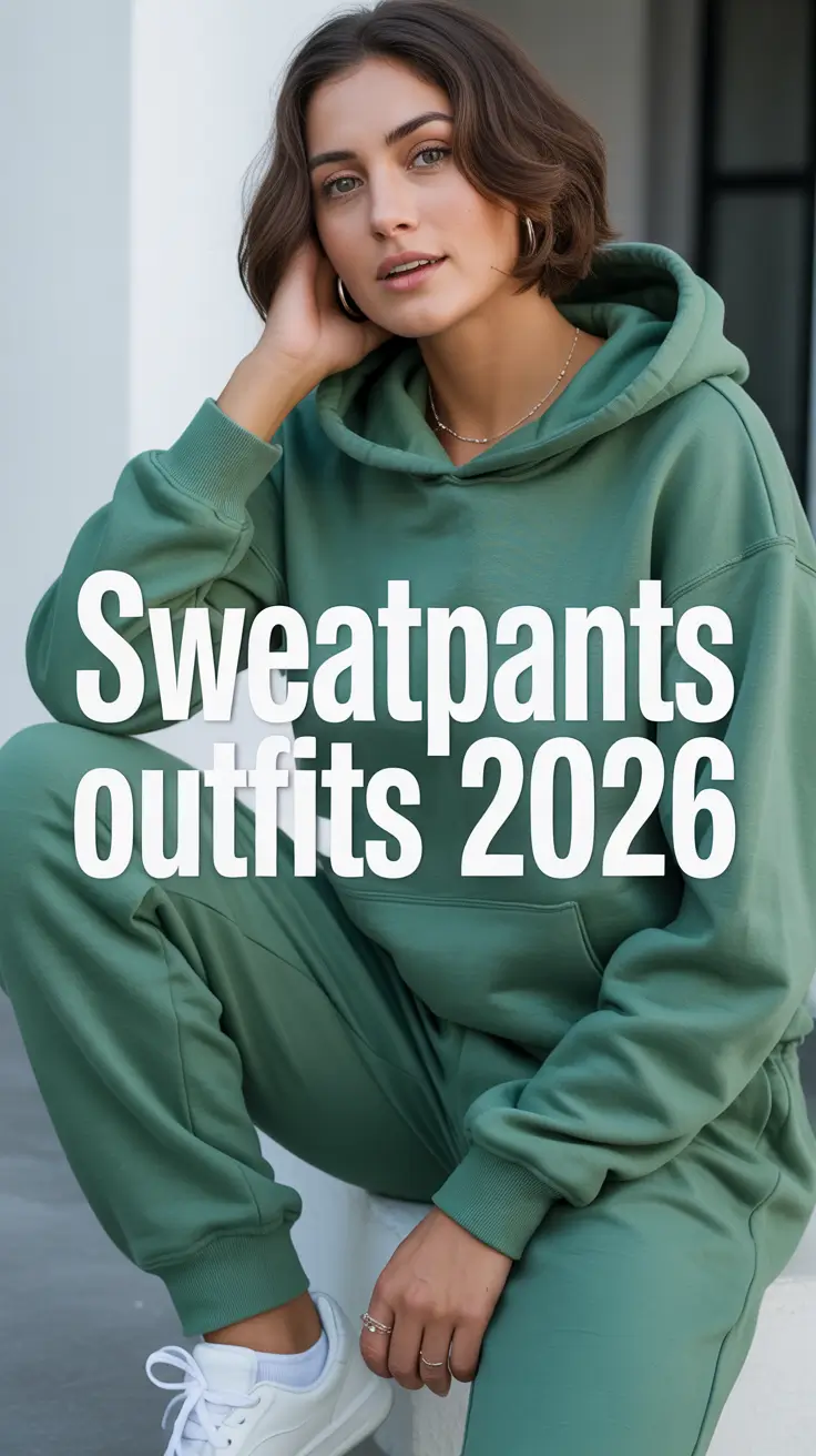 Sweatpants Outfits 2026 – Chic & Smart Casual Looks for Winter, Work, and Beyond